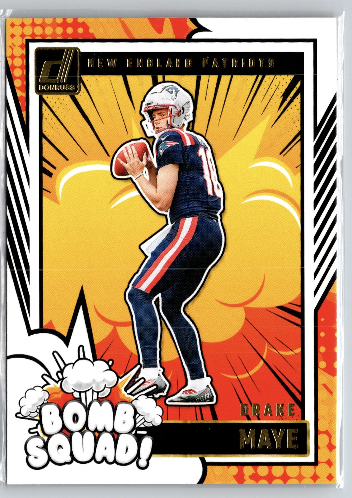 2024 Donruss #28 Drake Maye Bomb Squad