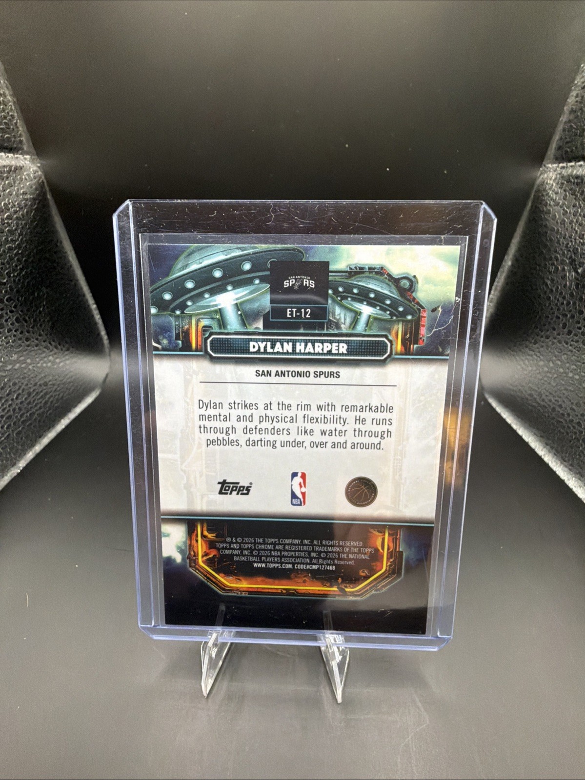 2025-26 Topps Chrome Cosmic Dylan Harper Extraterrestrial Talent (RC) #ET-12