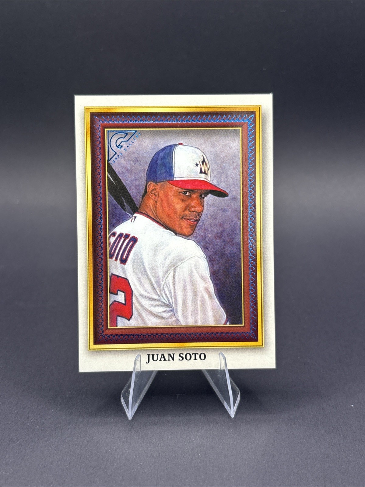 2022 Topps Gallery – Portrait Gallery Blue #PG-1 Juan Soto /99