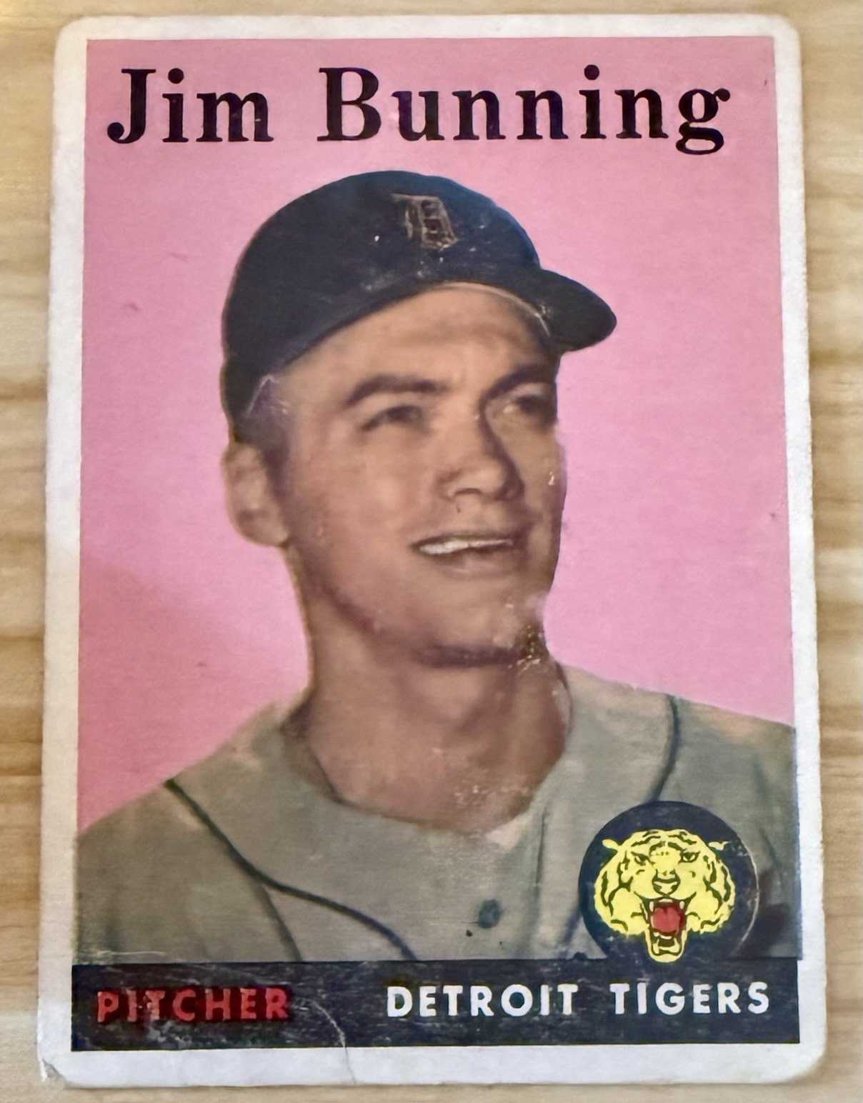 Topps 1958 Topps Jim Bunning #115 Detroit Tigers MLB Baseball Base Set