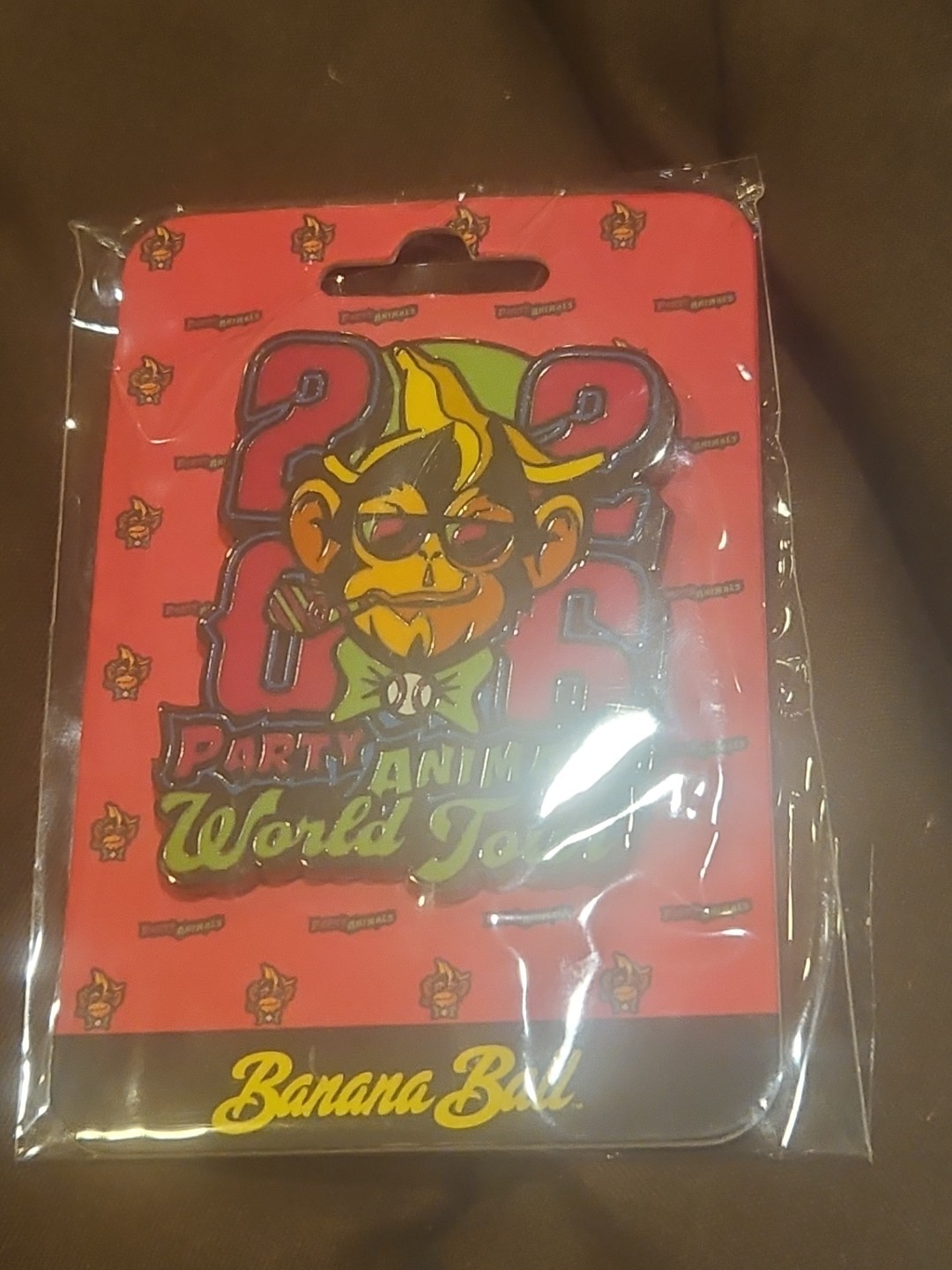 party animals world tour 2026 pin savannah banana ball season year team logo pin