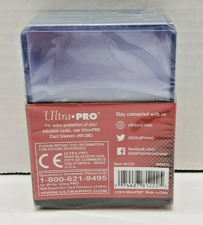 Ultra PRO 3″ x 4″ Regular Top Loaders – 25 Pack – Clear 35 Pt Fit Standard Cards