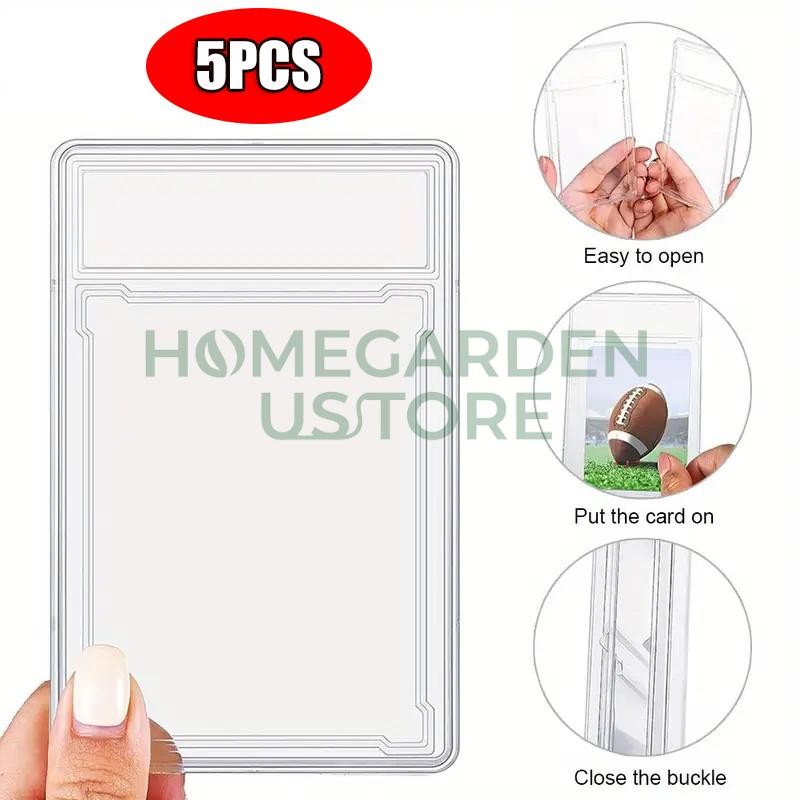5PCS Empty Graded Card Holder PSA Style Slab For Pokemon 35PT Cards