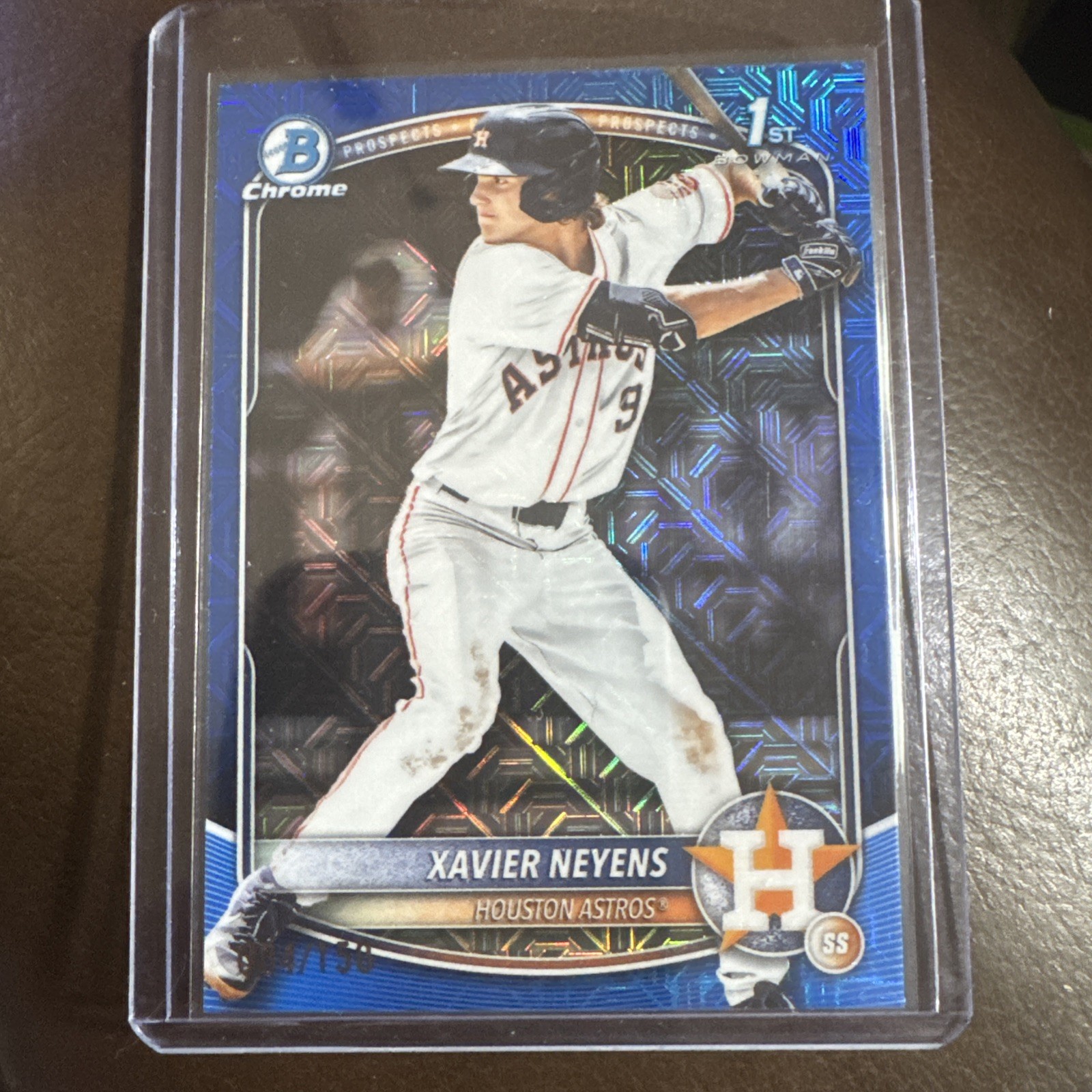 2026 Bowman Chrome Xavier Neyens 1st Bowman Blue Mega Box Mojo /150 #BDC-2