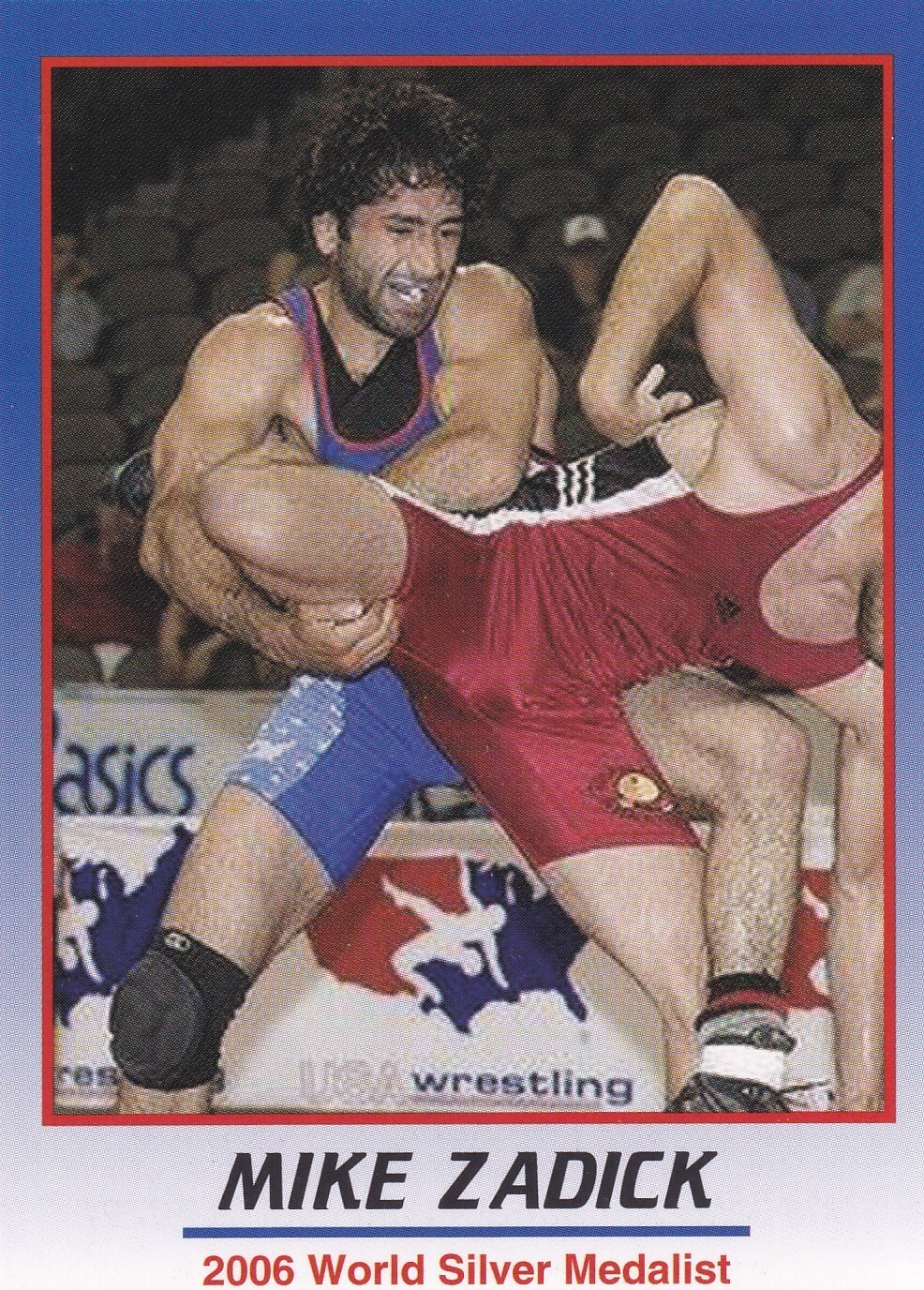 Mike Zadick 2008 ProImage Heroes of Wrestling Card University of Iowa Olympics