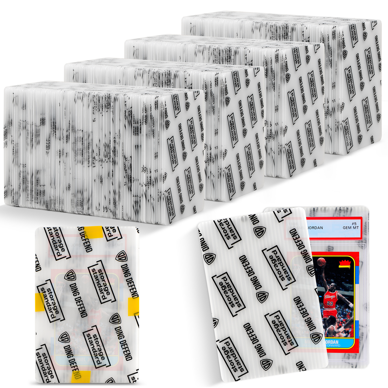 Card Protectors Trading Cards Shipping Supplies, 510-Pack 4” x 6”