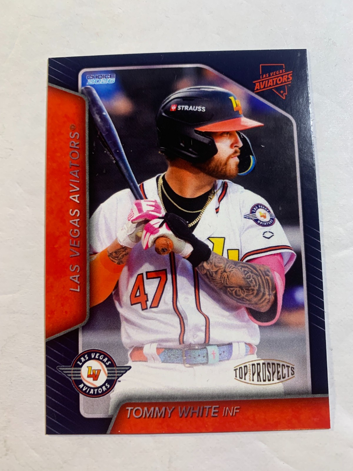 Tommy White 2026 AAA Top Prospects Card