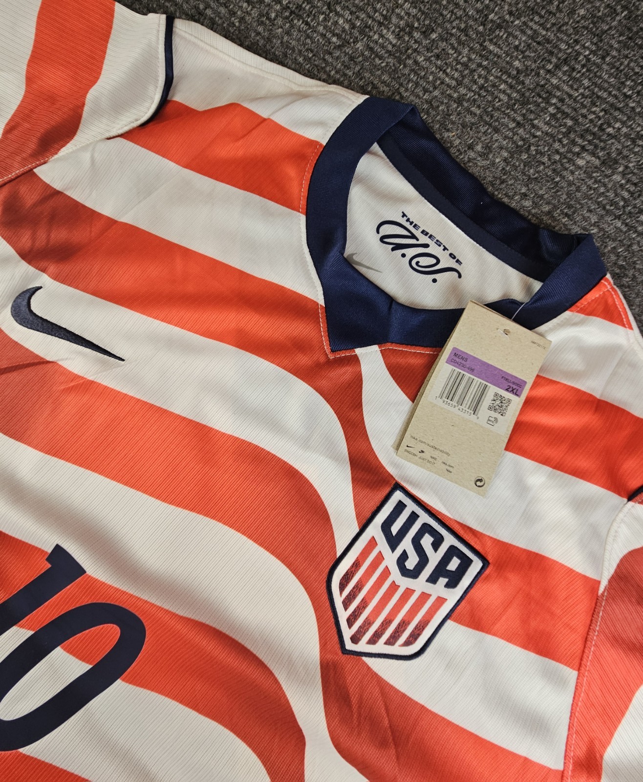Read description before Buying USA Soccer mens 2XL – LargeChristian Pulisic New