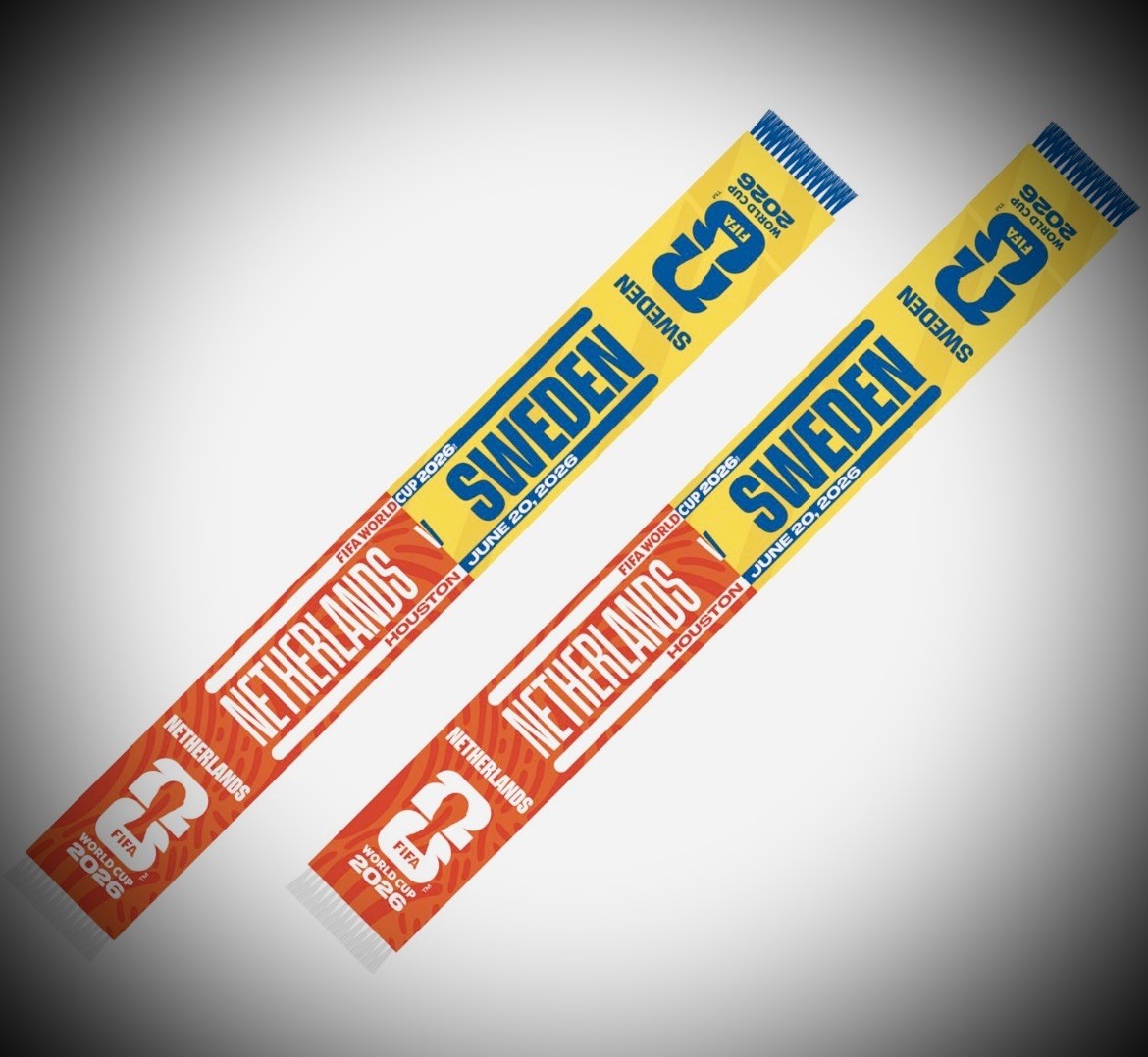 World Cup 2026 Netherlands v Sweden Match 35 Scarf June 20, 2026 Presale
