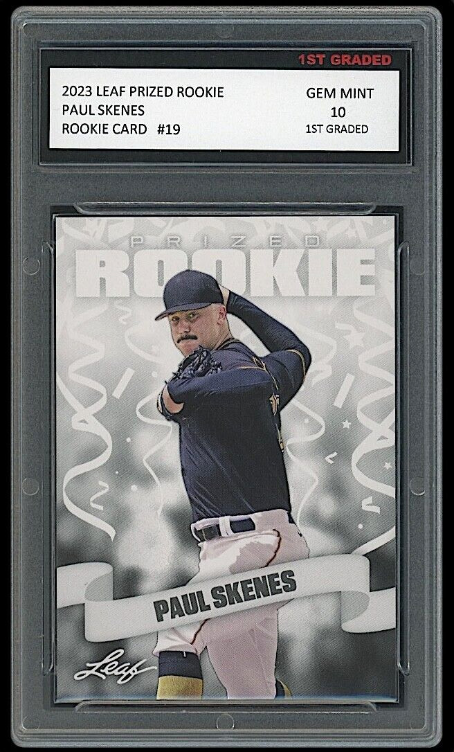 Paul Skenes 2023 Leaf Prized 1st Graded 10 Rookie Card RC LSU/Pittsburgh Pirates