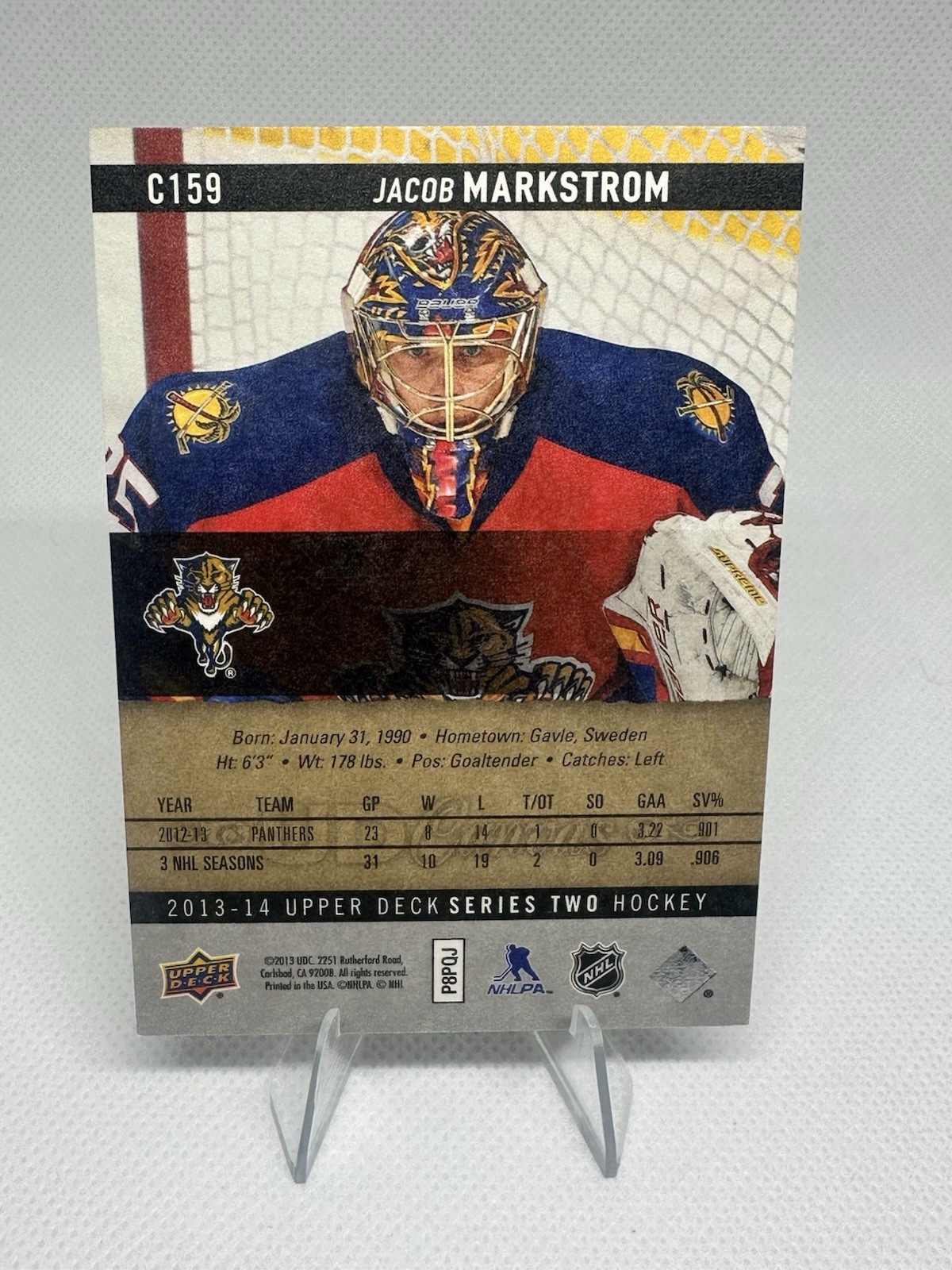 2013-14 Upper Deck – Ud Canvas Jacob Markstrom #C159