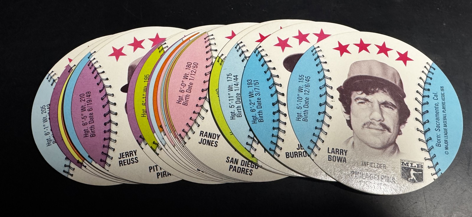 1976 Isaly’s Sweet William Discs Baseball Cards 1-70 (NM) – You Pick