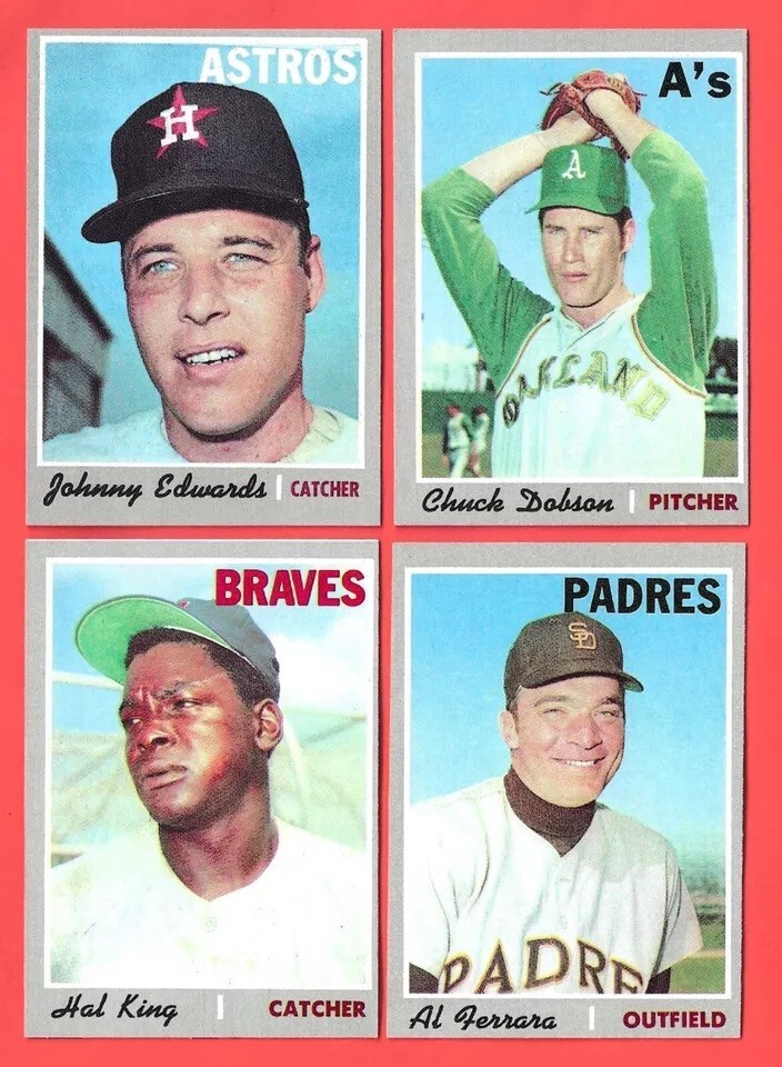 1970 Topps baseball – Mid-grade or better – 326 & up – You Pick ‘Em