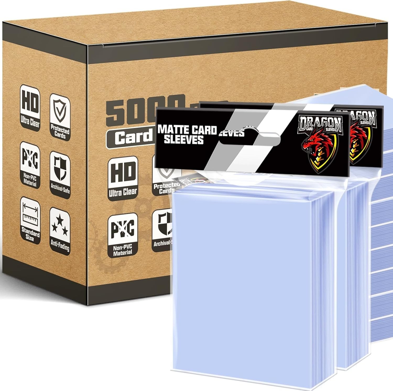 5000 Card Sleeves – Top Loaders for Trading Cards