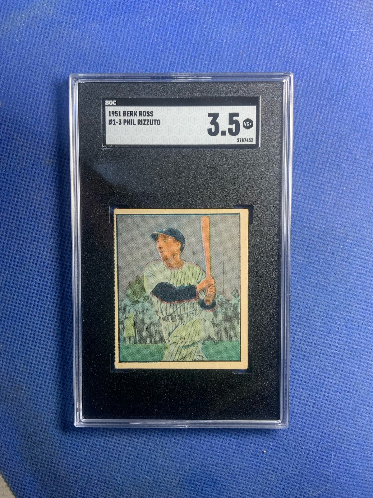 1951 Berk Ross Phil Rizzuto #1-3 SGC 3.5