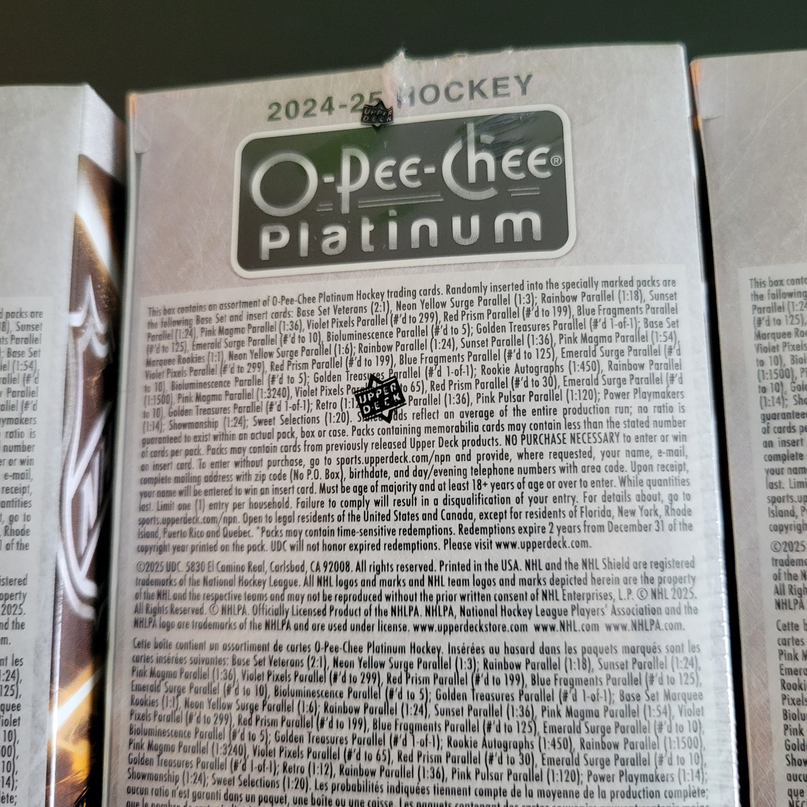 2024-25 Upper Deck O-Pee-Chee Platinum Hockey Blaster Box Set NEW Sealed Macklin