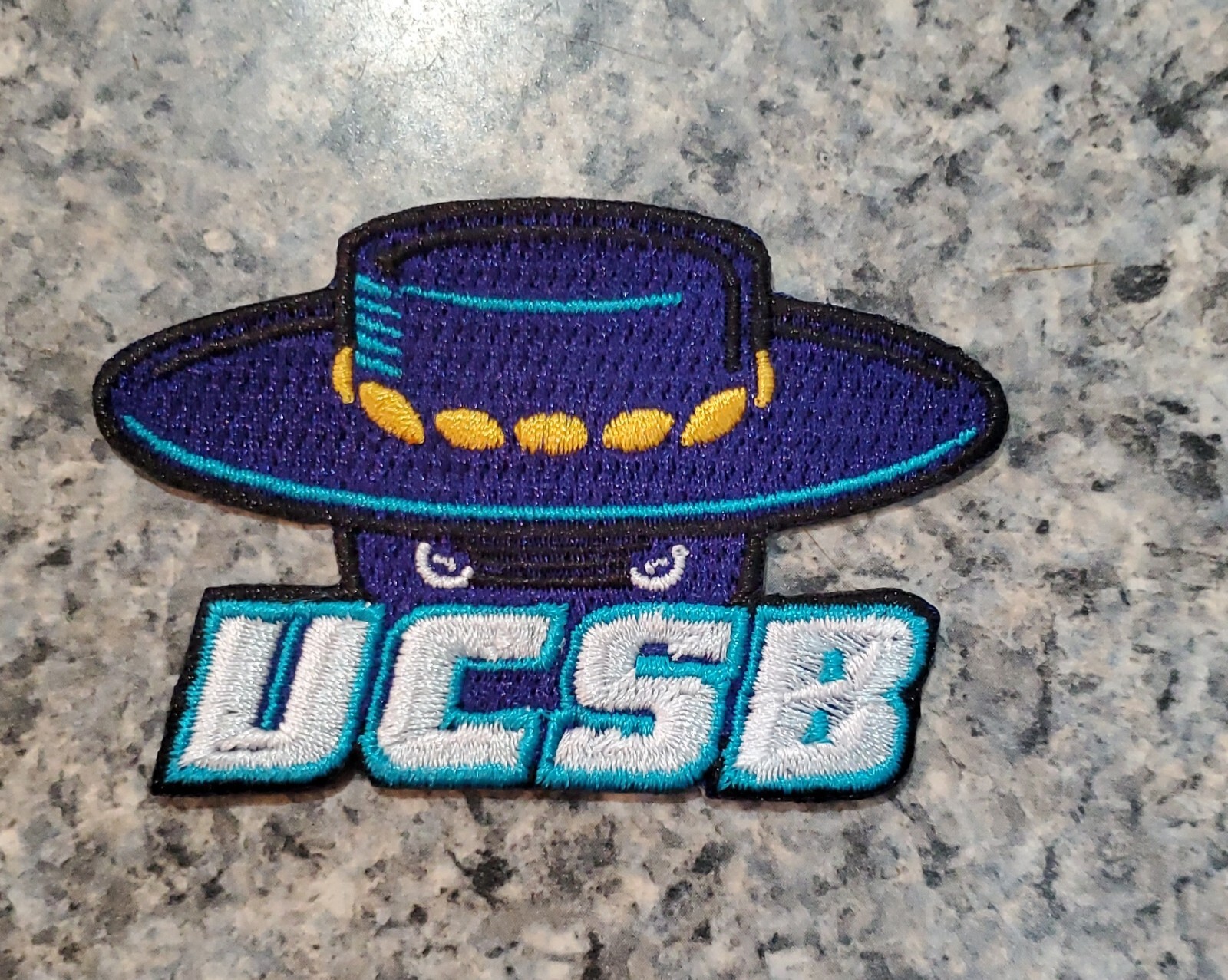UCSB Gauchos Vintage Style Patch. Embroidered. Iron On. 3″x2″