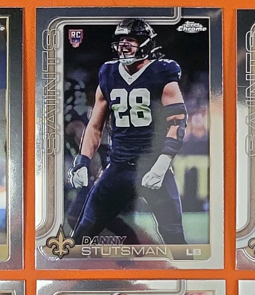 ⚫️⚜️⚫️ 2025 TOPPS CHROME NEW ORLEANS SAINTS COMPLETE BASE TEAM SET (13 CARD LOT)