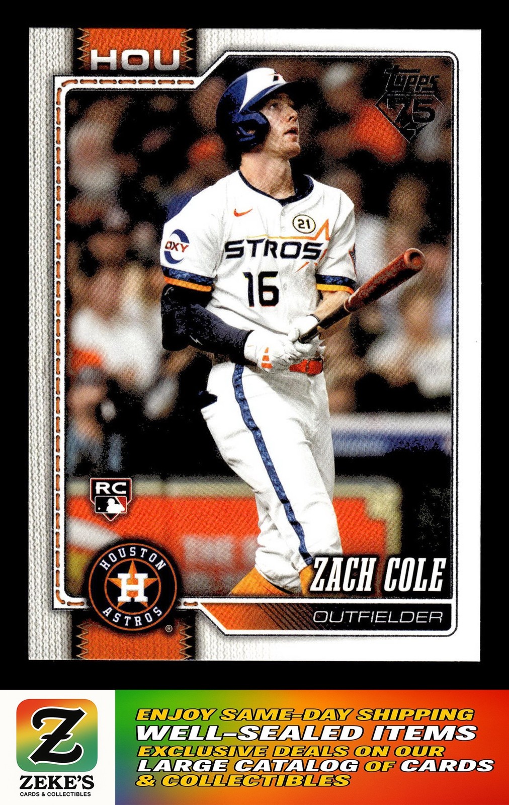 2026 TOPPS SERIES 2 #601 Zach Cole RC