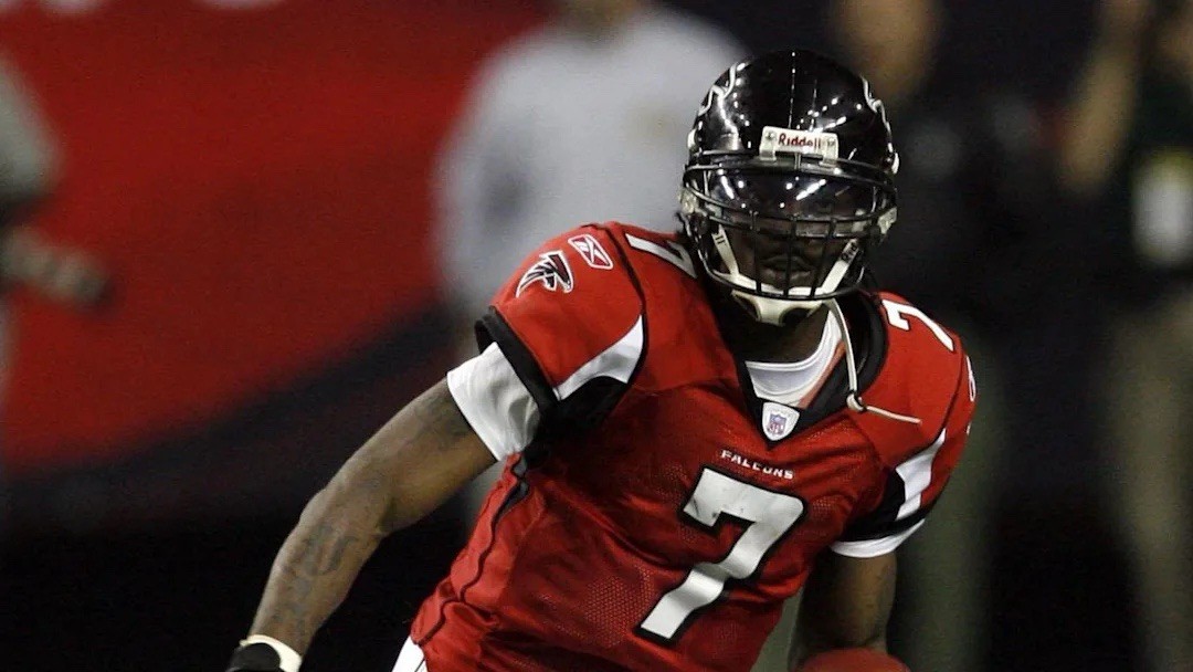 MICHAEL VICK GAME USED WORN PATCH NFL COA HOLOGRAM ATLANTA FALCONS FANATICS FEST