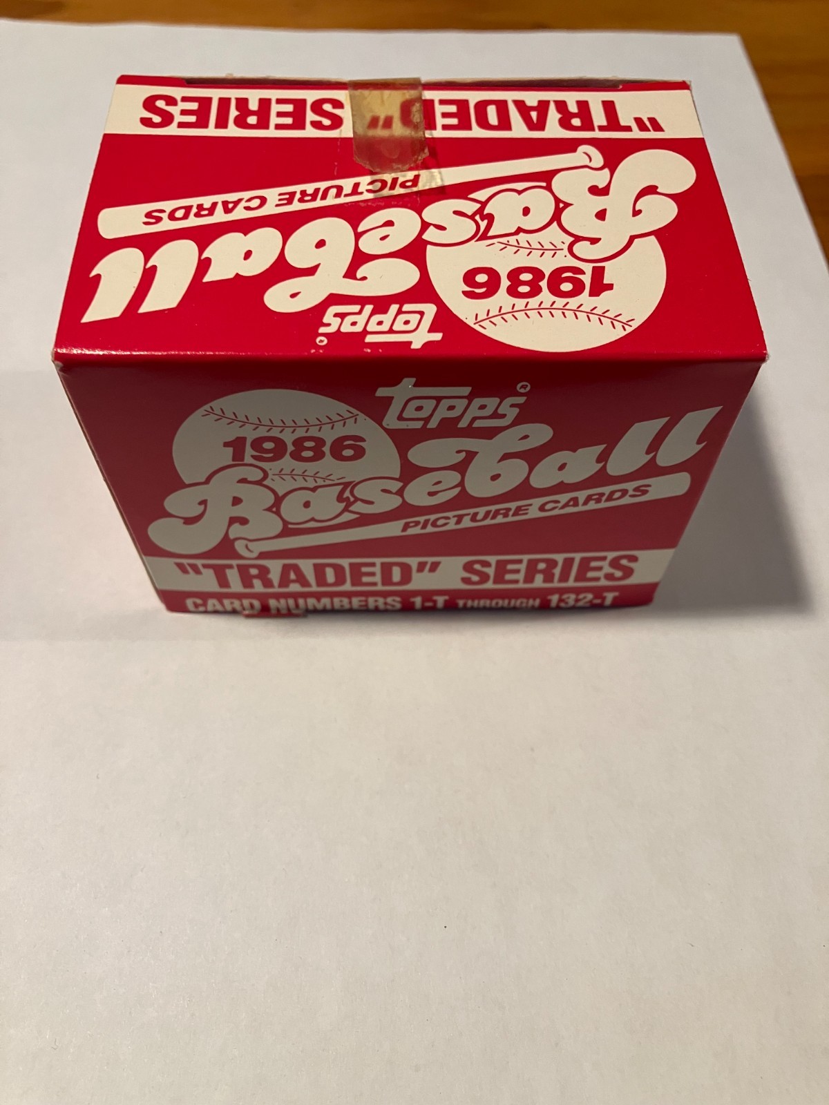 1986 TOPPS TRADED Baseball UNOPENED Factory Set From just opened case +Hologram