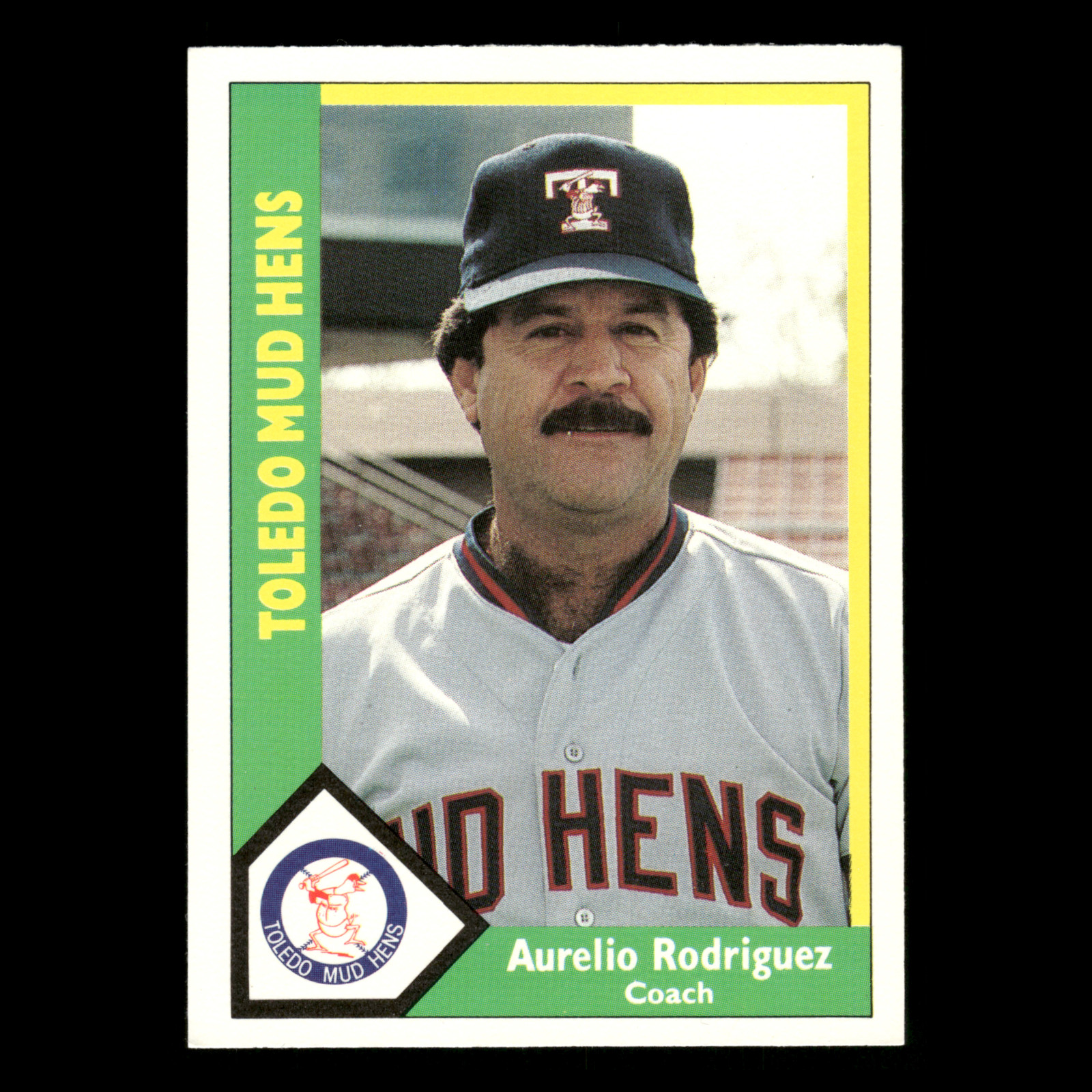 Aurelio Rodriguez #25 1990 CMC Toledo Mud Hens Baseball Card MLB