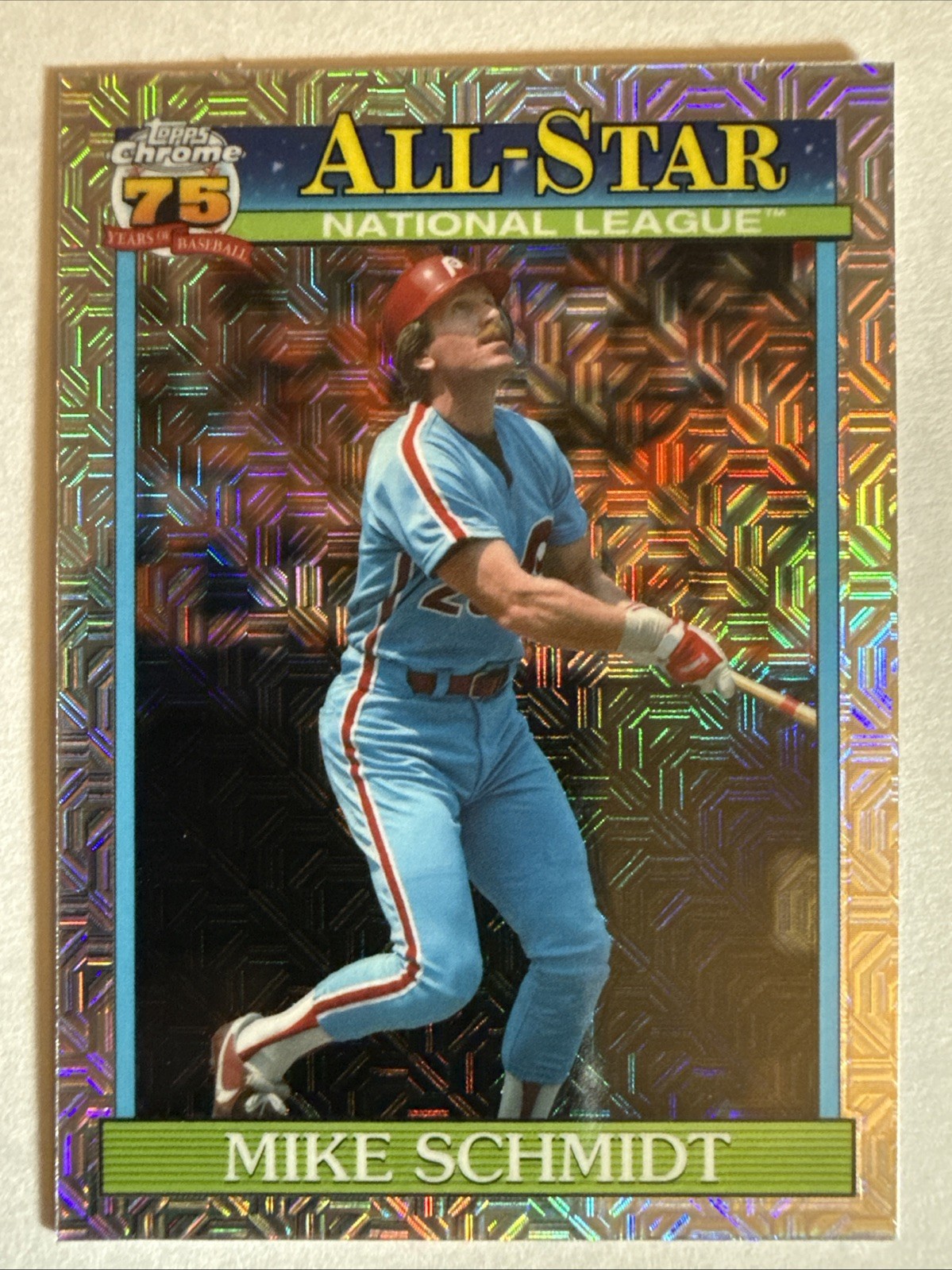 2026 Topps Series 2 Mike Schmidt All-Star Silver Pack Mojo #91ASC-38