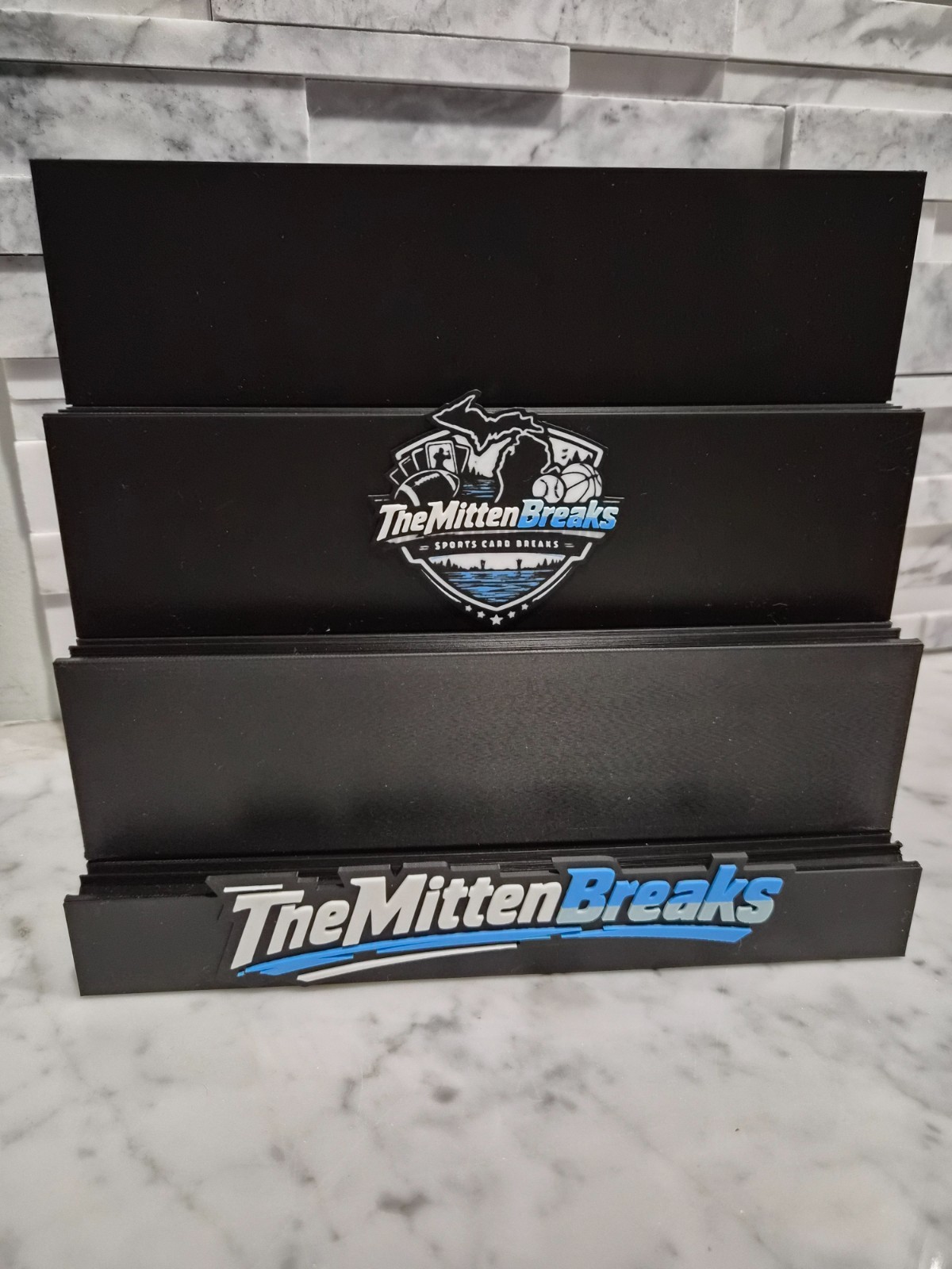 Custom Tier Card Stand (add your logo), For Sports Cards, Pokemon, MTG, Breakers