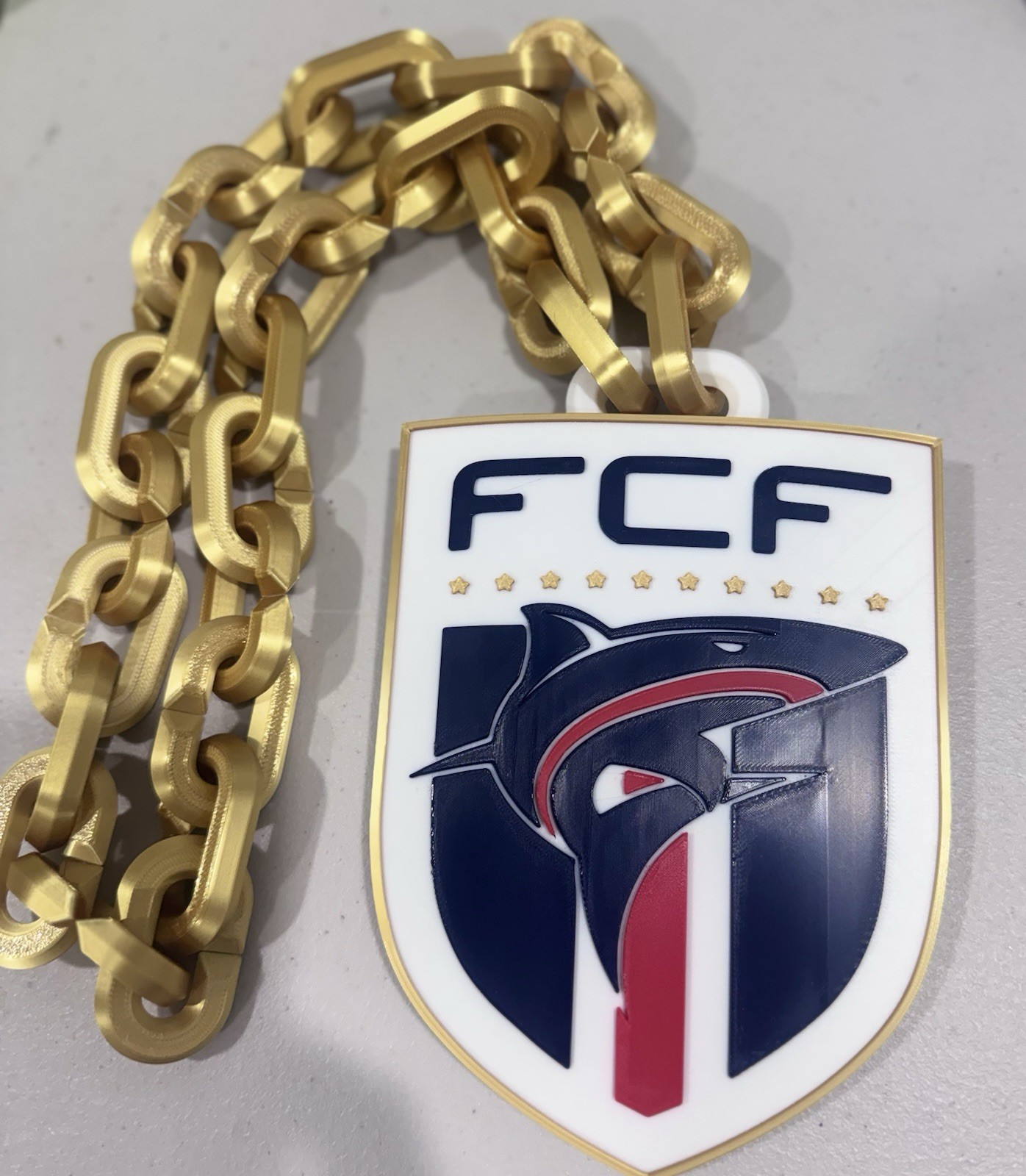 🔥🇨🇻Cape Verde .⚽️ World Cup Logo Pendant,Hype Chain(FAST FREE SHIPPING)