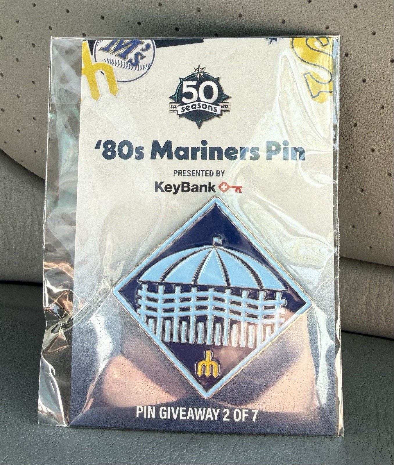 Seattle Mariners 2026 SGA Pin 80s Kingdome 1980s 5/3/2026