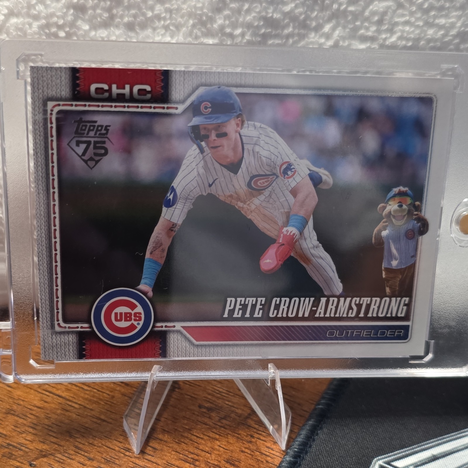 topps series 1 celebrations pete crow armstrong hidden mascot SP #196