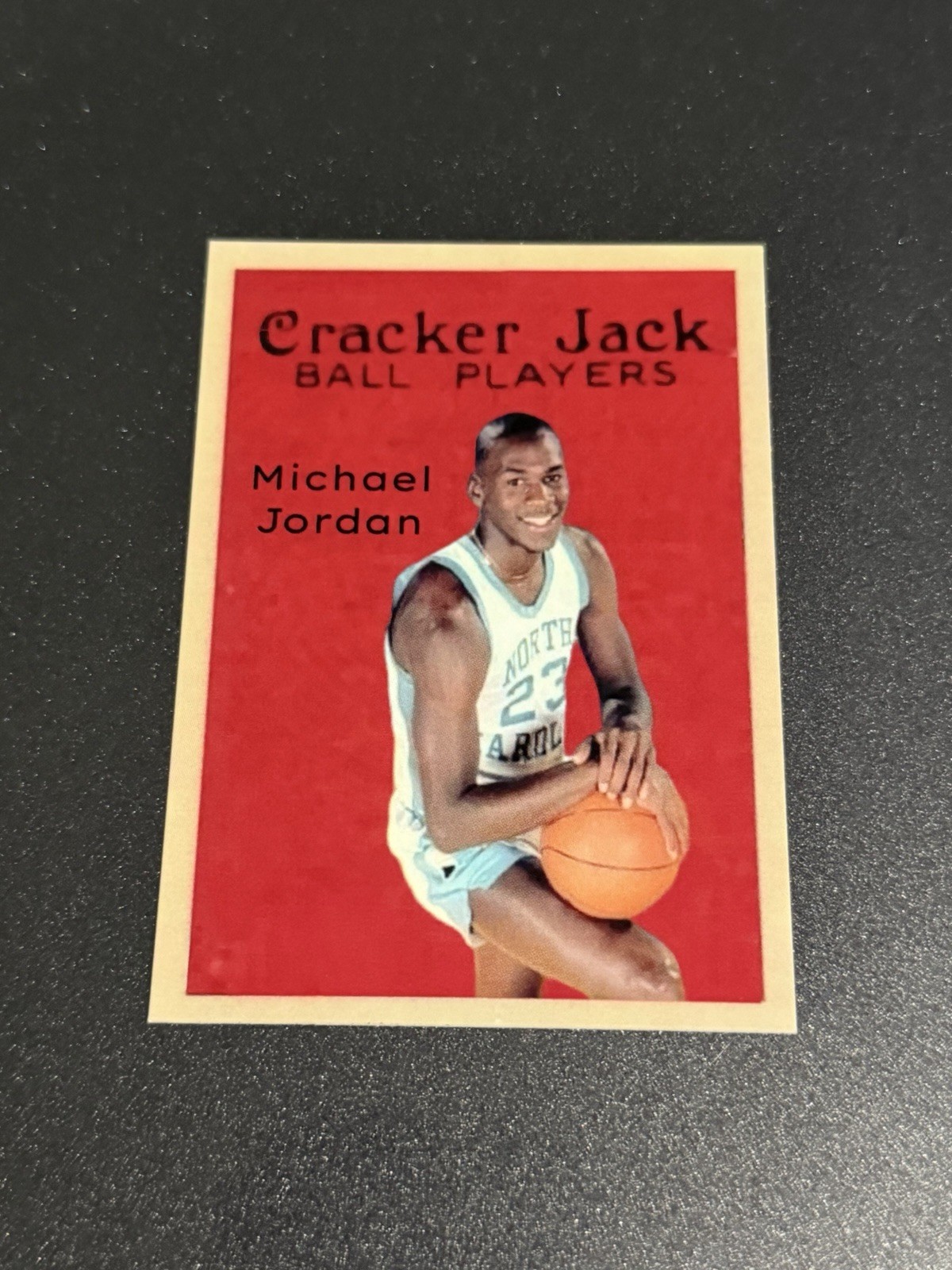 Michael Jordan Cracker Jack Ball Players North Carolina Tar Heels #23