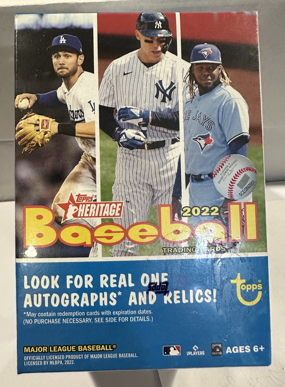 2022 Topps Heritage Baseball Blaster Box Iconic Retro 1973 Design 72 Cards Total