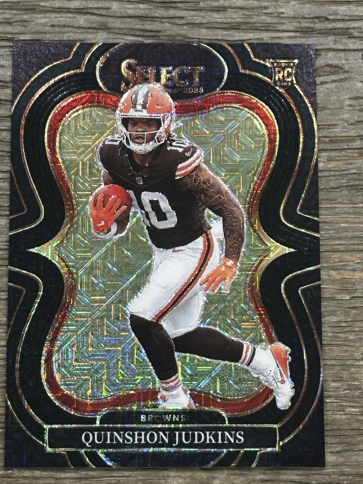 2025 Panini Select – Suite Level Quinshon Judkins #356 Black Mojo 1/1 (RC)