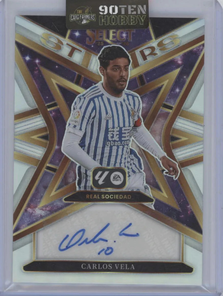 2026 Panini Select Prizm Stars Carlos Vela #ST-CV Silver Auto
