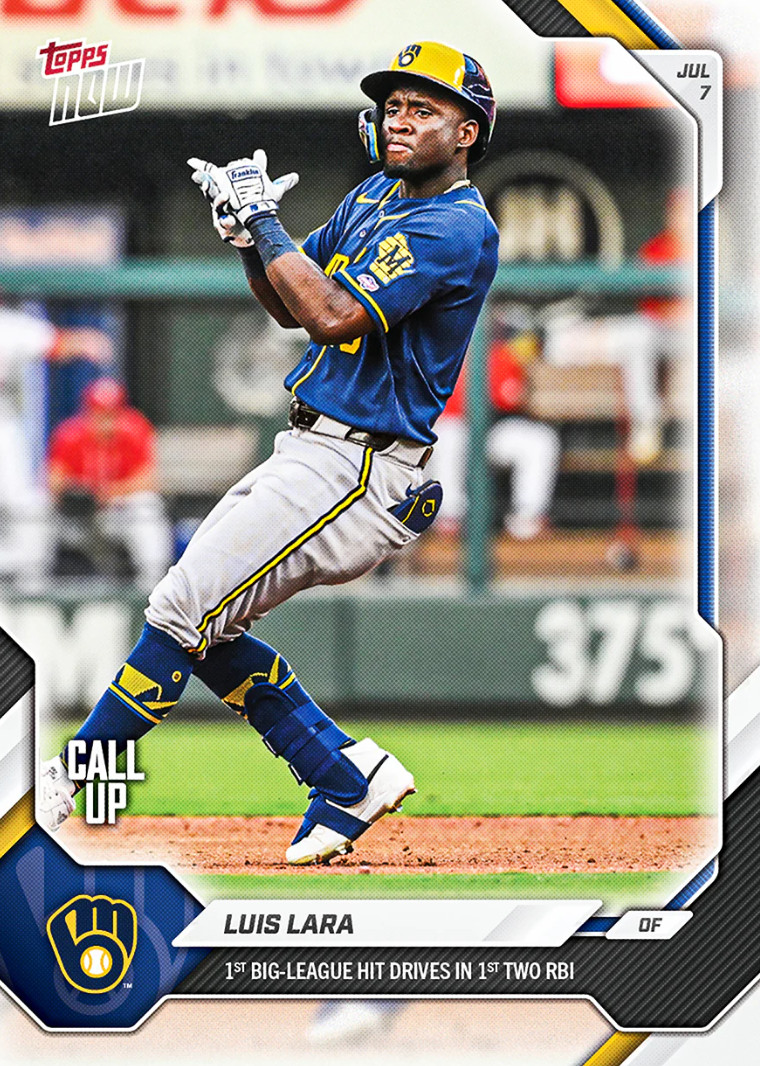Luis Lara (CALL UP RC) 1st MLB HIT – 2026 MLB Topps NOW® – Card 426 PRE-SALE