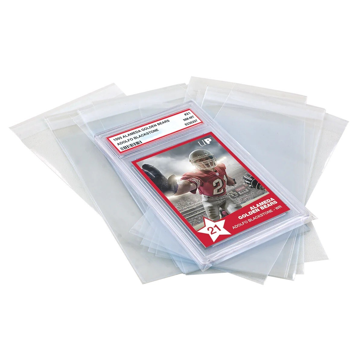 (100-Pack) Ultra Pro PSA SIZED Graded Card Sleeves Resealable Bags – FIT FOR PSA