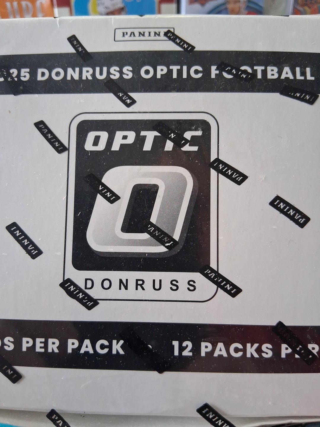 2025 Panini Donruss Optic Football NFL Factory Sealed 12 Pack Fat Pack Box