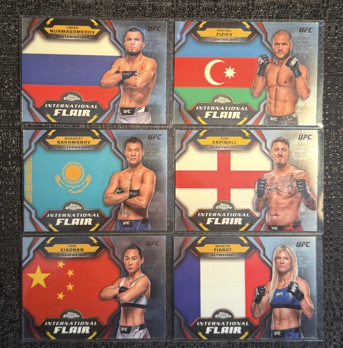 2024 Topps Chrome UFC International Flair Complete Your Set You Pick MMA Card