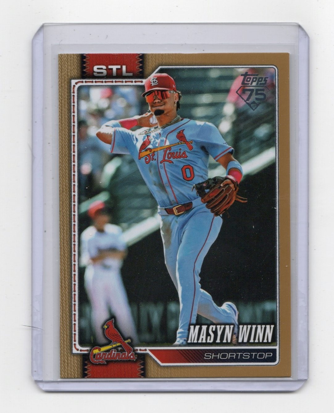 2026 Topps Series 2 Baseball #526 Masyn Winn Gold 1109/2026 St. Louis Cardinals