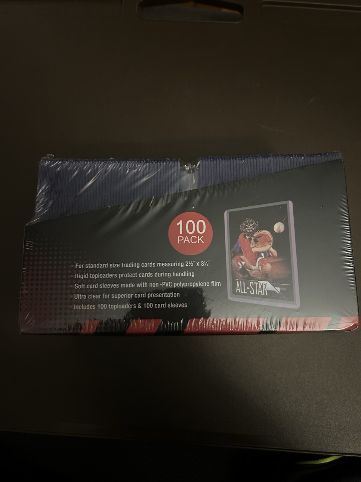 Ultra PRO 100 Count Regular 3×4 Toploaders & Soft Protector Bundle Sleeve Card