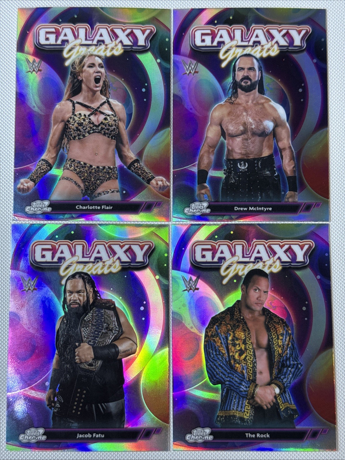 GALAXY GREATS 2026 Topps Chrome Cosmic WWE Wrestling Card You Pick/Choose! READ*