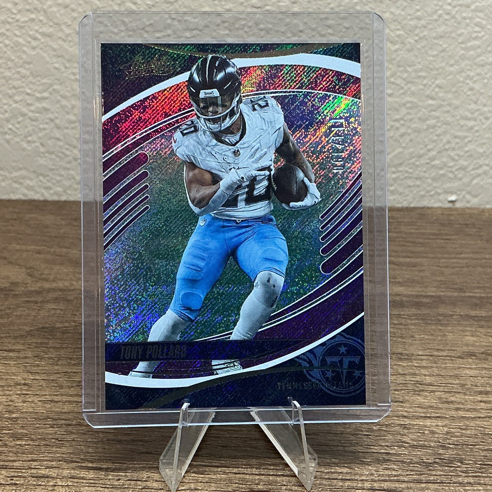 Panini 2025 Absolute Football Tony Pollard Purple Rain #89 /190