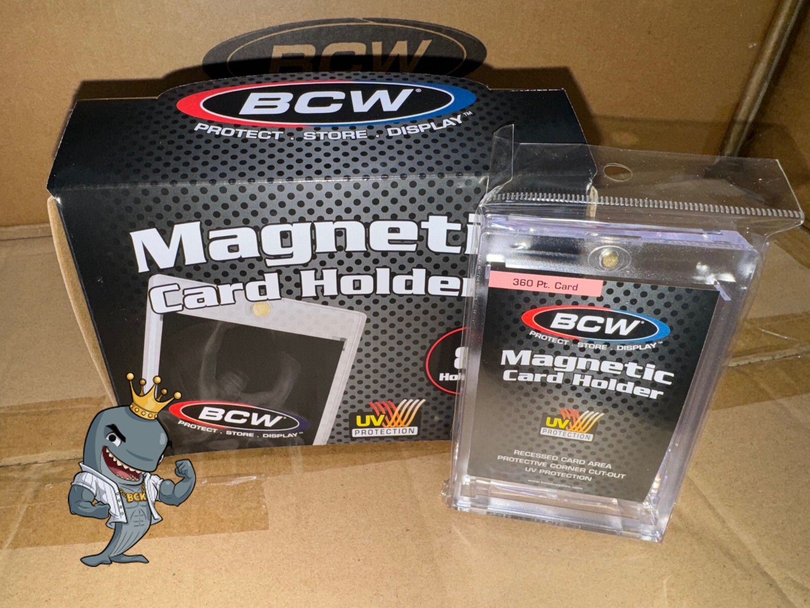 BCW Magnetic 360pt Card Holder 8ct Box – $2.86/Magnet FREE SHIP