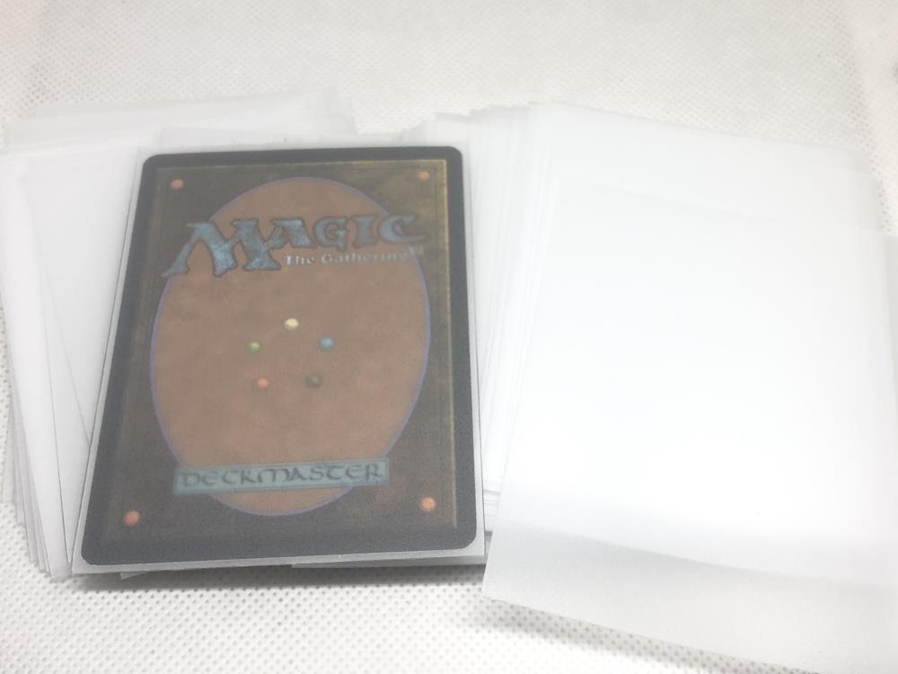 Lenayuyu 100pcs Half Transparent Standard MTG Card Sleeves 66x91mm Matte