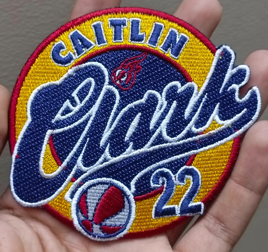 Caitlin Clark 22 Indiana Fever WNBA Team Logo Iron On Patch-Sew Patch-Embroidery