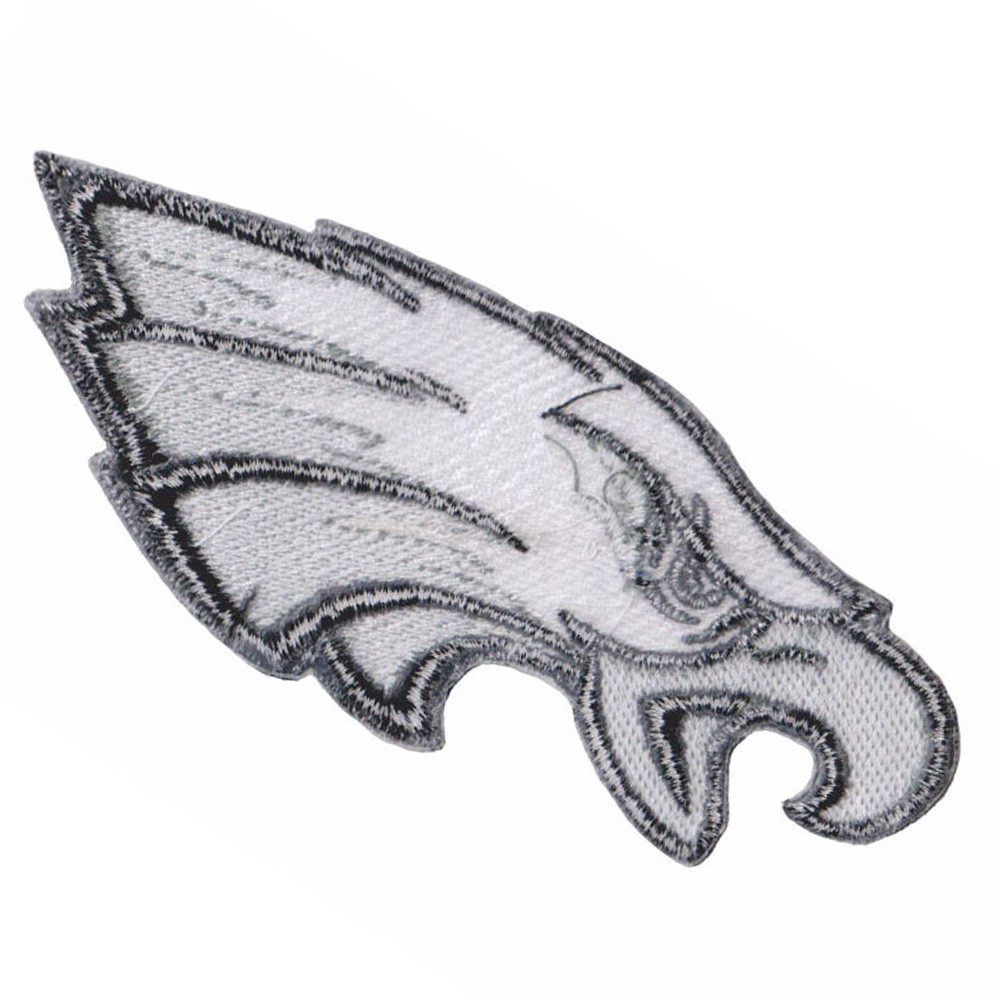 Wholesale Philadelphia Eagles Logo Size 4.5 in x 1.8 in Sew Iron on Patch DIY