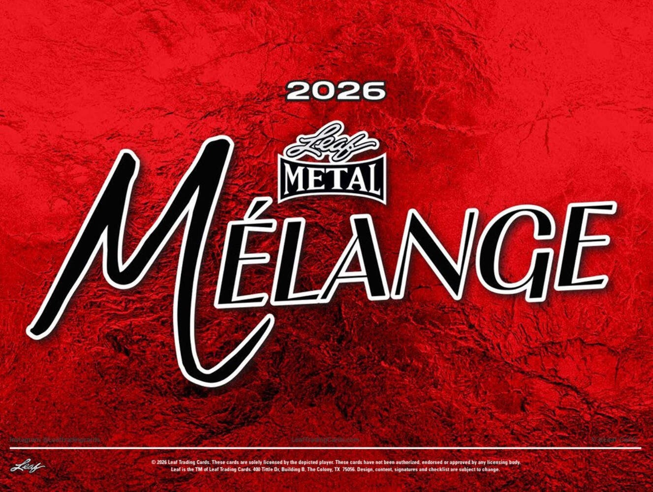 2026 Leaf Metal Melange Pack (25 Packs)