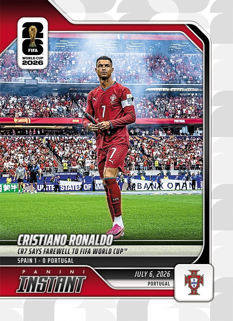 2026 Panini Instant FIFA World Cup #214 Cristiano Ronaldo Portugal PRESALE