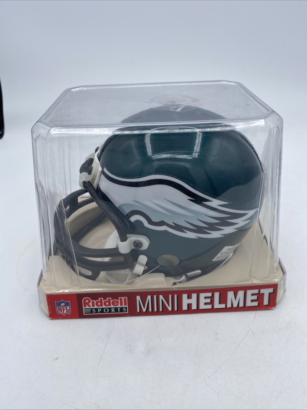 Riddell Philadelphia Eagles NFL Mini Helmet Green White Black UNKNOWN SIGNATURE